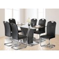thumbnail image 4 of K-Living Lorie Glass Top Dining Table, 4 of 4