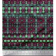 thumbnail image 1 of Soimoi Moss Georgette Fabric Aztec Southwestern Print Fabric by Yard 42 Inch Wide, 1 of 3