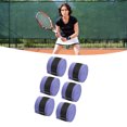 thumbnail image 4 of Tennis Racket Grip Tape, 6Pcs Frosted Badminton Racket Overgrip Breathable Wear Resistant PU  For Sports Lover Black,White,Red,Yellow,Purple,Blue, 4 of 8