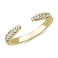 thumbnail image 1 of 0.20 T.C.W Round Shape Natural Diamond Latest Design Wedding Band for Ladies Solid 14K Yellow Gold Size 8, 1 of 7