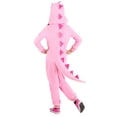thumbnail image 2 of Pink Dinosaur Girl's Onesie, 2 of 5