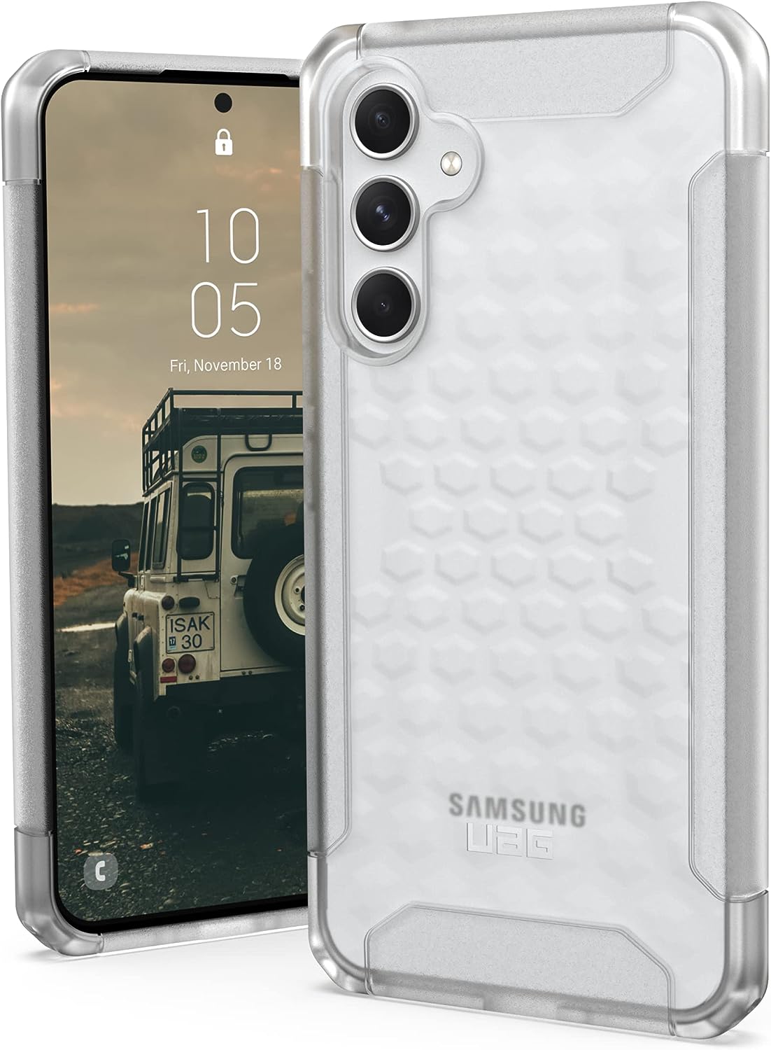 UAG Designed for Samsung Galaxy A54 5G Case Scout Frosted Ice, Premium Rugged Transparent Shockproof Military Grade