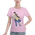thumbnail image 1 of T-Shirt Basique à Manches Courtes pour Femmes Conan and Xiaolan, 1 of 6