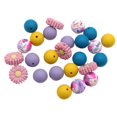 thumbnail image 4 of 25Pcs Silicone Beads Jewelry Making Craft for Bags Jewelry Findings Lanyards, 4 of 7