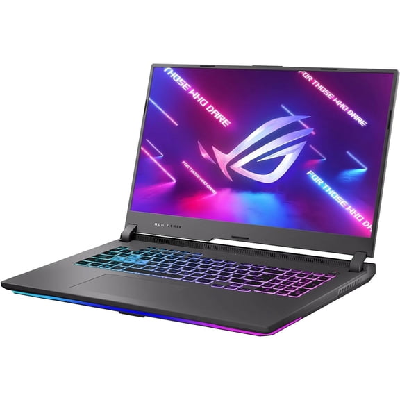 ASUS ROG Strix G17 (2022) Portable de Jeu, Écran IPS FHD 17,3â€ 144Hz, GPU NVIDIA GeForce RTX 3050, Processeur AMD Ryzen 7 6800H, 16 Go de RAM DDR5, SSD 512 Go, Clavier RGB, Windows 11, G713RC-RS73