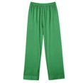 thumbnail image 3 of Posijego Womens Long Sleeve Button down Pajama Set Collared Shirts Casual Pants Plain Loungewear Pjs, 3 of 4