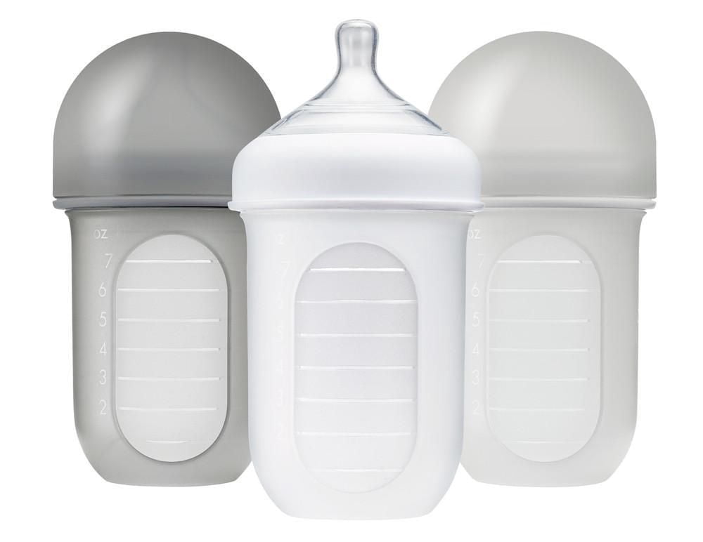 Boon Nursh Bottle Set Grey - 3x8oz