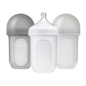 Boon Nursh Ensemble de bouteilles gris - 3x8oz