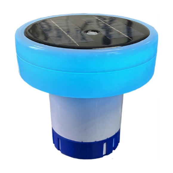 Anmrize Solar Pool Ionizer, Floating Water Purifier, Solar Powered Pool Cleaner, Color Changing Pool Accessory, Pool Maintenance Device, 6" Solar Pool Ionizer, Floating Water Purifier, Color Random