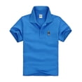 thumbnail image 1 of Polos pour Garçons Chemise Unie Garçons Chemises de Rugby Garçons Polos à Manches Courtes 5-6 Ans Mode Garçons, 1 of 2