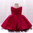 thumbnail image 2 of Robes Formelles pour Filles Robes de Bal Sans Manches Robe en Tulle pour Tout-Petits Robe d'Anniversaire pour Filles 6-12 Mois, 2 of 8
