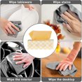 thumbnail image 3 of Horivan 2 Unités Chiffons de Cuisine Épaissis Jetables Lavables Torchons pour le Nettoyage Multiusage Usage à Sec et Humide Chiffons Réutilisables pour Nettoyage Paresseux pour Vaisselle et Comptoirs, 3 of 9