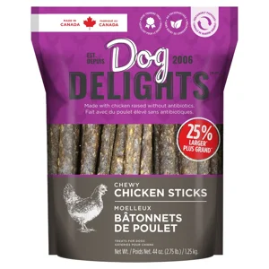 Dog Delights Bâtons de poulet Dog Treats, 1.25 kg (2.7 Lb.)