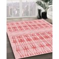 thumbnail image 3 of Ahgly Company Machine Washable Indoor Rectangle Transitional Light Red Pink Area Rugs, 2' x 4', 3 of 7