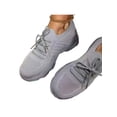 thumbnail image 1 of Innerwin Espadrilles pour Femmes Sport Course Chaussure en Maille Confort Chaussures Athlétiques Empeigne en Tricot Marche Gris 7.5, 1 of 3