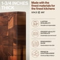 thumbnail image 3 of John Boos CCB Reversible Wood Chopping Board, 18" x 12" x 1 3/4", Walnut, 3 of 11