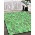 thumbnail image 3 of Ahgly Company Tapis d'Intérieur Lavable en Machine Carré Vert, 6 Pieds Carré, 3 of 7