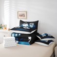 thumbnail image 5 of YST Movie Time Vintage Film Theater Comforter Set, Queen (7 Count), 5 of 5