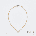 thumbnail image 2 of WINQ Solitaire 4 Prong Bracelet Lab Grown Diamond 14K Gold, 2 of 5