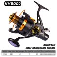 thumbnail image 1 of Metal Spinning Reel 13 + 1BB Fishing Reel Strong Drag ,Rigid Aluminum Skeletal Frame, 1 of 7
