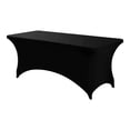 thumbnail image 1 of Stretchable Polyester Rectangle Table Cover for Outdoor Events – Elastic Fitted Design for Parties Weddings Banquets and Gatherings – - Table Protector, 1 of 7