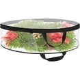 thumbnail image 1 of Horkkom Christmas Storage Oxford Cloth Christmas Tree Storage Bag Finishing Bag Christmas Tree Storage Bag Insect-proof-proof Wreath Storage Bag 24*22*2.5, 1 of 5