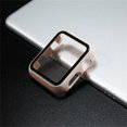 thumbnail image 3 of ALMNVO Compatible with Apple Watch Case 40mm 45mm 41mm 44mm 42mm 38mm, Full Coverage Hard PC Bumper with Tempered Glass Screen Protector Cover Accessories for iWatch SE Series 3 7 6 5 4 2 1, 3 of 6