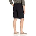 thumbnail image 2 of Haggar Short Cargo à devant Plat Extensible et Confortable pour Homme, Noir, 36, 2 of 2