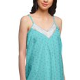 thumbnail image 4 of Moomaya Nuisette Sans Manches pour Femmes, Chemise de Nuit en Coton Imprimé, 4 of 6