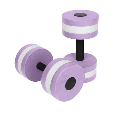 Floating Water Exercise Dumbbells for Swimming - EVA Material Buoyant Hand Weights with Circular Buoyancy for Water Fitness and Beach Outdoors
