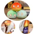thumbnail image 4 of 2PC Fire Slime Plush Pillow with Keychain, Slime Stuffed Animal Toys, Fire, 4 of 6