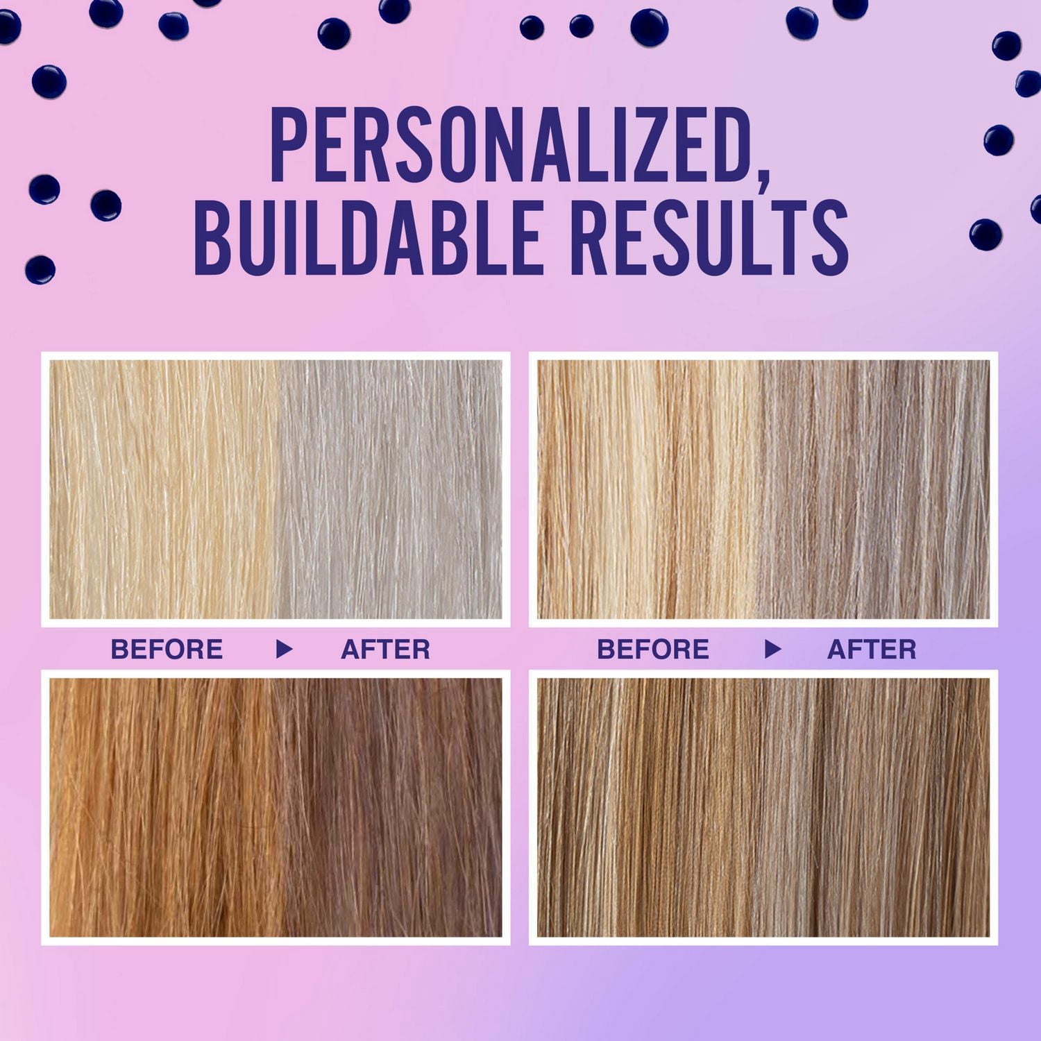 OGX Impecca-Blonde Purple Toning Shampoo, Blonde-Toning to Personalize Your Blonde