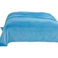 thumbnail image 2 of COFEST Couverture en Flanelle Colorée Couverture en Flanelle Corail Couverture en Molleton Couverture Cadeau Couverture Unie Couverture de Yoga, Convient aux Pièces avec Réfrigération Bleu, 2 of 8