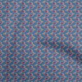 thumbnail image 1 of oneOone Polyester Spandex Medium Blue Fabric Kalamkari Fish Craft Projects Decor Fabric Printed By The Yard 56 Inch Wide, 1 of 5