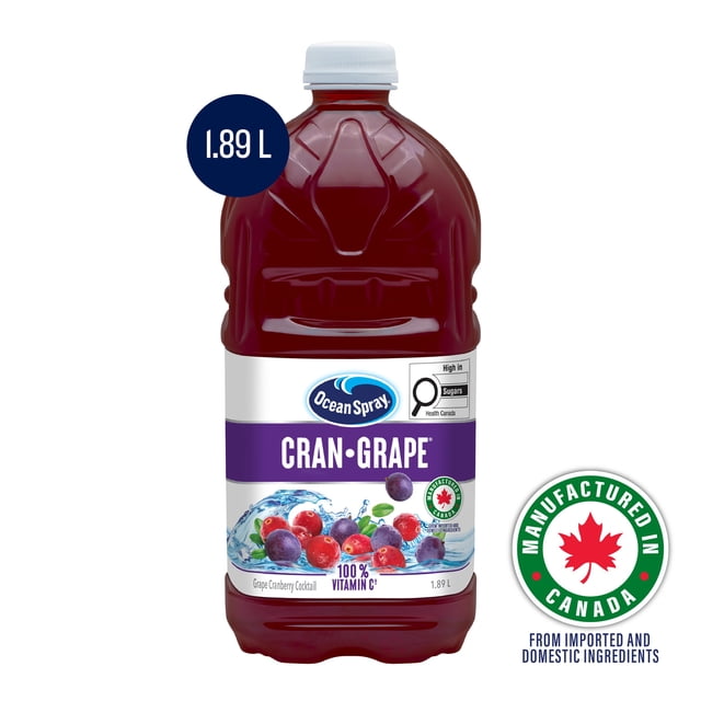 Ocean Spray Cran Grape® Grape Cranberry Cocktail 1.89L