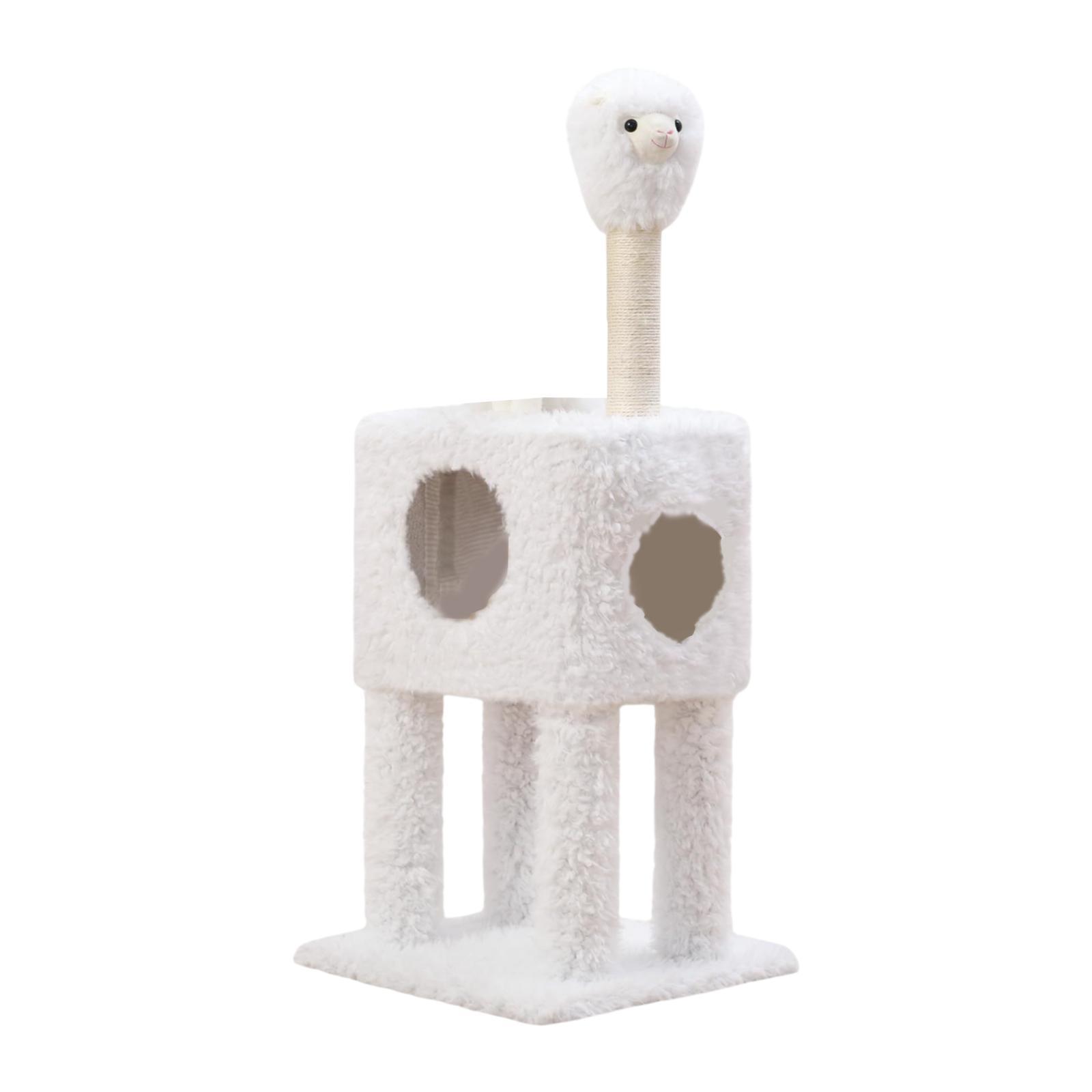 Milaget Cat Tree Cute Castle Interactive Cat Nest for Kittens Small Large Cats Kitty