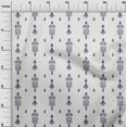 thumbnail image 2 of oneOone Georgette Viscose Fabric Arrow & Paisley Ikat Printed Craft Fabric BTY 42 Inch Wide, 2 of 4