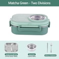 thumbnail image 3 of Cameland Stainless Steel Lunch Box Office Worker Student Lunch Box Sealed Lunch Box with Soup Bowl Student Tableware Compartment Insulation Lunch Box, 3 of 4