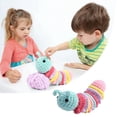 thumbnail image 2 of TIELUTT The Mini Cat Erpillar Rainbow Fi Dget Diy Knitted Bag Knitting for Beginners Knitting compatible with Machines 22 Needle Knitting Books and Patterns for Beginners Knitting Books for Beginners, 2 of 7
