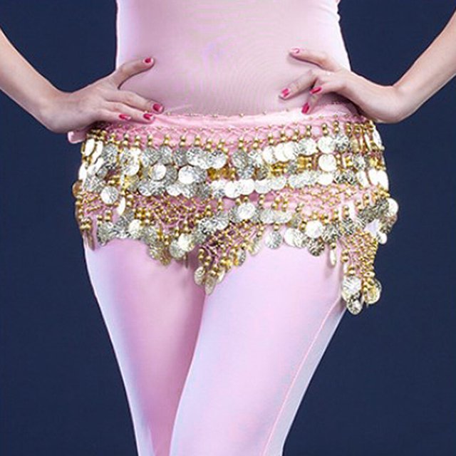Maoww Chaîne de Taille pour Danse du Ventre Rose