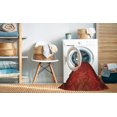 thumbnail image 2 of Ahgly Company Tapis Rectangulaire Lavable en Machine Intérieur Transitionnel Rouge Tomate, 4 Pieds x 6 Pieds, 2 of 7
