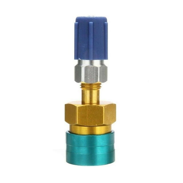2Pcs R1234yf High/Low Side Quick Couplers Adapter Kit Quick Connector Adapter R12 To Car R134AAdapter Fitting Connector Auto