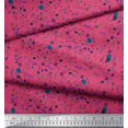 thumbnail image 3 of Soimoi Green polyester Crepe Fabric Artistic Floral Print Fabric by Yard 52 Inch Wide, 3 of 3