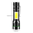 thumbnail image 3 of YFGEFTR Flashlight, Ultra Bright Led Flashlight, Rechargeable Multifunctional Tool, Portable Lightweight For Outdoor Work, Camping And Household Use, 3 of 8