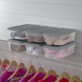 thumbnail image 4 of Sterilite Set of (10) 5.7 Liter Storage Box, Clear Plastic Storage Bins, Snap-on Lid, Grey, 4 of 6