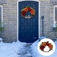 thumbnail image 3 of Elegant All-Season Front Door Wreath Durable Decorative Hanging Greenery for Year-Round Display, 3 of 5
