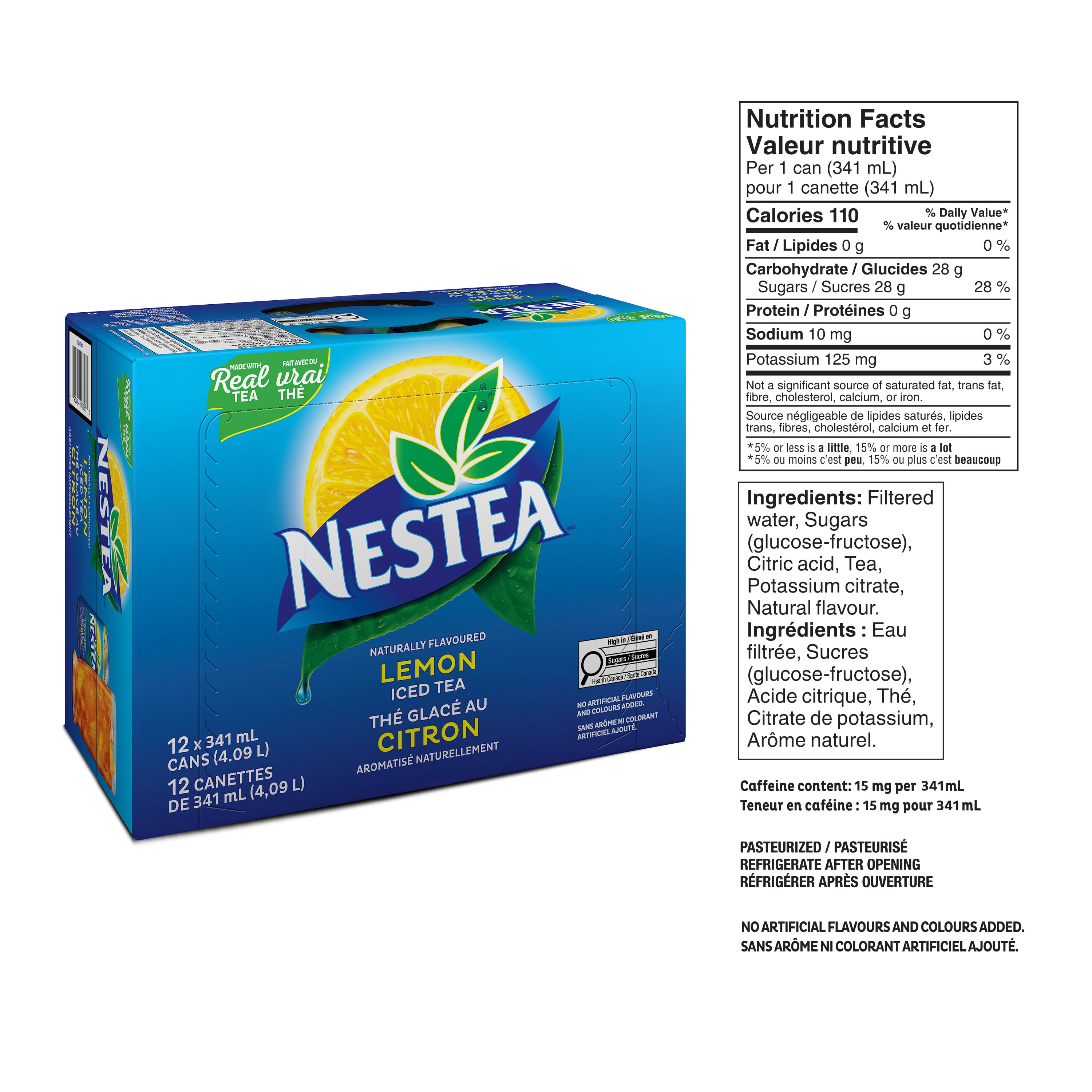 Nestea® Lemon Iced Tea 12X341ML