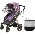 thumbnail image 1 of Universal Waterproof Stroller Cover Rain and Wind Protection for Stroller Rain Cover, 1 Unit, Transparent, 1 of 4