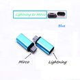 thumbnail image 1 of Adaptateur Convertisseur Connecteur Lightning Femelle vers Micro USB Mâle, 1 of 2