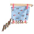 thumbnail image 1 of Pet Cage  House, Colorful Pet Hammock Tent Open Design  Free Climbing Exercise With Ladder For Golden Bear For Bird, 1 of 8